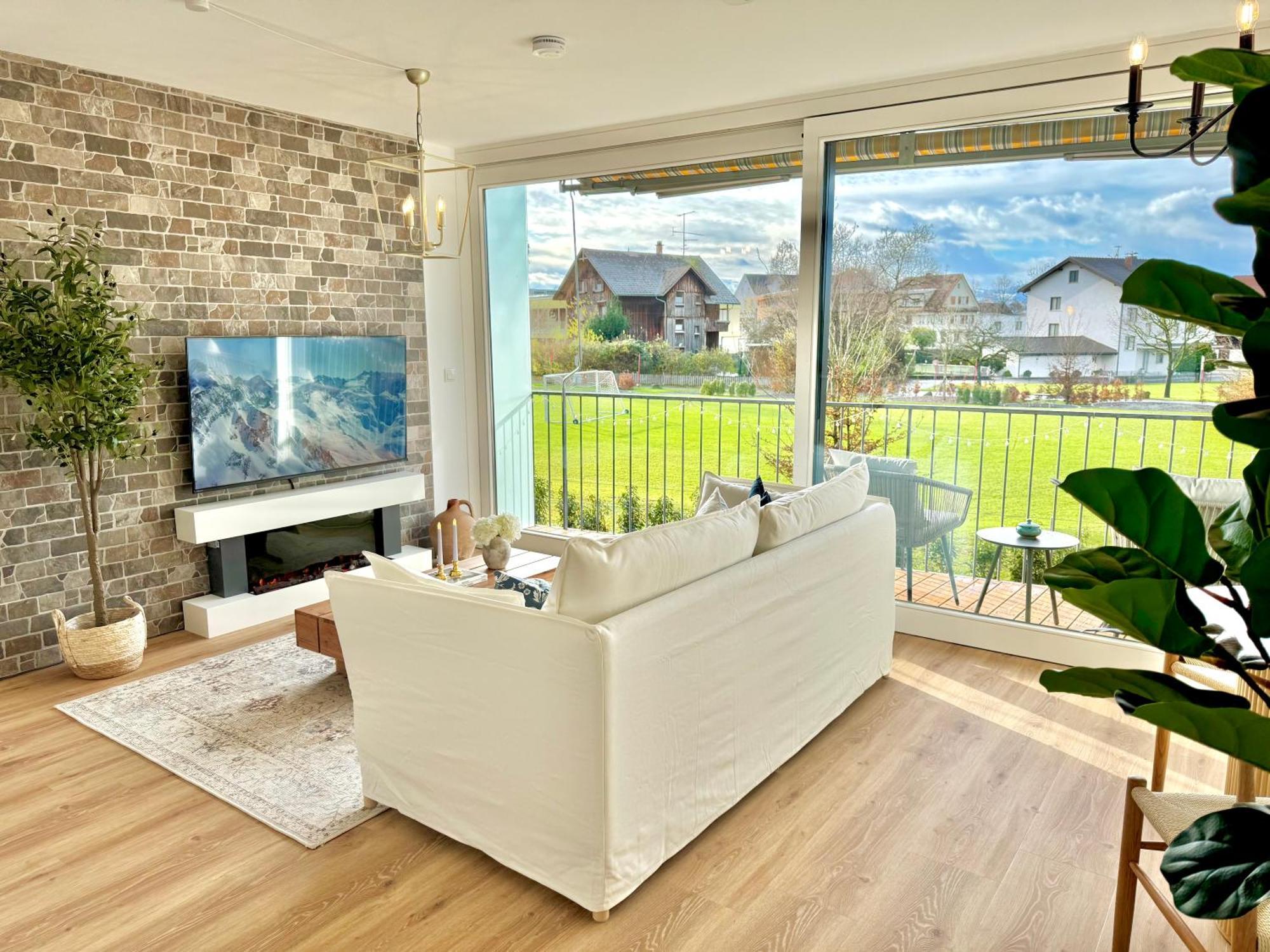 ברגנץ Flair Apartments Vorarlberg - Stilvolles Wohnen Nahe Bodensee & Alpen - Kueche, Balkon & Gratis Parkplatz מראה חיצוני תמונה